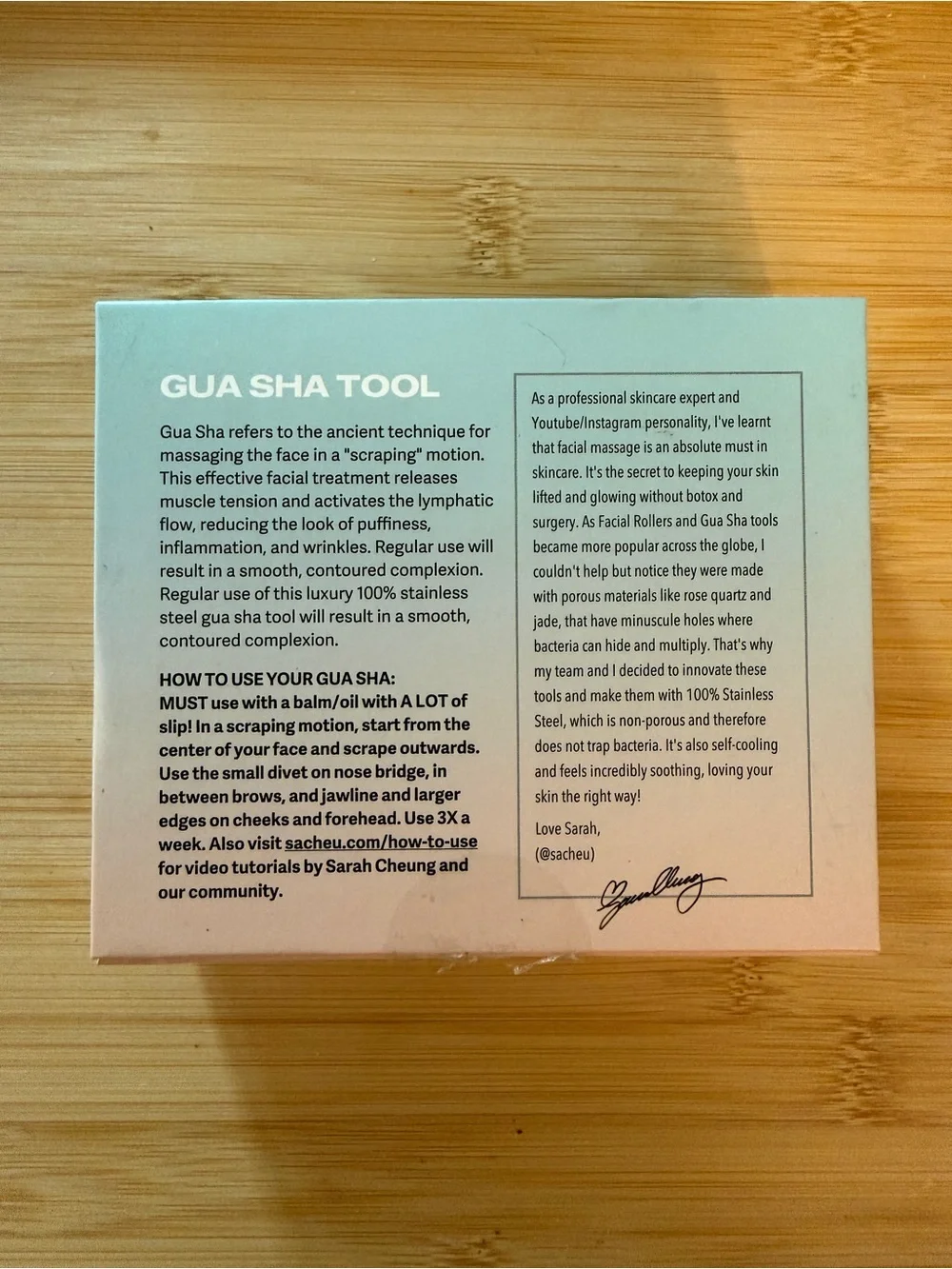 Sacheu Gua Sha Tool